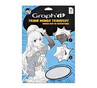 GRAPH’IT - Trame à transférer pour le dessin et illustration Manga - décalcomanie par transfert à sec - format A4 - motif Points dégradés