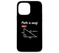 Graph Math is Easy Find X Déclaration Amusante pour Enseignant Coque pour iPhone 13 Pro Max