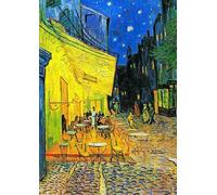 GRAPH NOTEBOOK - VINCENT VAN GOGH: School Maths Exercise Book, 5mm Squared Paper, A4 | Exercise book with maxi thickness,150 pages. Matte and flexible ... and free time. Café Terrace at Night