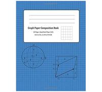 Graph Paper Composition Notebook 120 Pages / Quad Ruled Paper (5x5) 8.5 X 11 In. /21.59 X 27.94 Cm: Notebook Graph Paper For Mathematics, Gaming, Notes - Ink Bleed Free White