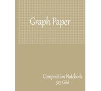 Graph Paper Composition Notebook 5x5 Grid: 0.2 Inch Squares, 120 Pages, Large 8.5" x 11" Notebook for School, Math, Drawing, and Writing