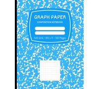 graph paper composition notebook 8.5 x 11 5x5 100 Pages for Math Science Engineering Students: Large Grid Paper Notebook for School College Office Drawing Sketching Architecture House Plans