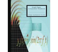 Graph Paper Composition Notebook: Grid Paper for Math and Science Students, Quad Ruled 5x5, 110 Pages, 7.5 x 9.25