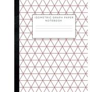 Graph Paper Composition Notebook: Isometric Journal For College, Students, School, Work, Office
