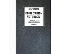 Graph Paper Composition Notebook, Quad Ruled 5 Squares Per Inch, 100 Pages: Quad Ruled 5 Squares To 1 Inch Grid Paper Science & Math Graphing Notebook 5x5 7.5 X 9.25": Ananas Pineapple Teal Stripes Gr