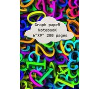 Graph paper.: Graph paper notebook. It contains 200 pages and a 6"x9" format.