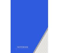 Graph Paper Large Notebook - A4 Portrait Format | 1/4 Inch (0.25") Isometric Grid | Edge-to-Edge Layout |Vertical Grid Lines | Double-Sided Pages | For Drawing, 3D Design & Projects| Royal Blue color|