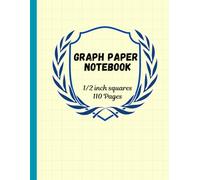 Graph Paper Notebook 1/2 Inch Squares: 110 Pages Math Notebook for Kids | Graph paper for kids | Lined Graph Paper Composition Notebook | Large 1/2 ... | 8.5 x 11 inches | Light Gray Grid Lines