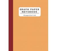 Graph Paper Notebook: 120 Pages 8.5x11" 5x5 Clean Grid Layout for Graphing, Sketching, Note-Taking, and Math Practice