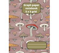 Graph paper notebook. 5 x 5 grid. 100 pages.: Versatile composition book. Large 8.5 x 11 paper. For use at school, the office or at home. Perfect ... Good for drawing and notes and much more.