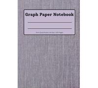 Graph Paper Notebook: 5mm Quad Ruled, A4 Size (8.27" x 11.69"), 100 Pages: Perfect for Math, Engineering, Drawing & Design | Textured Color Canvas Cover | Matte Finish for a Stylish, Professional Look
