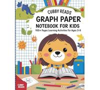 Graph Paper Notebook for Kids Ages 6-10 - 5x5 Grid for Math, Drawing & STEM Activities.Kids’ Graphing & Math Grid Book.Graph Paper Workbook for Kids.Creative Grid Paper Notebook for Kids