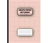 Graph Paper Notebook: Graphing & Drawing Notebook - 200 Sheets of 4x4 Grid Paper, Perfect for Science, Geometry, Drafting & Creative Projects