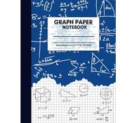 Graph Paper Notebook: Grid Paper for Math and Science, 5 x 5 Squares, Ideal for Precision Drawings, Graphs, and Diagrams