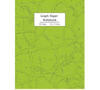 Graph Paper Notebook: Lime Green Design | 8.5x11 inches | 100 Pages | 5x5 grid paper | Quad Ruled | Math, Science, Engineering, Architect, Designer | School and Work