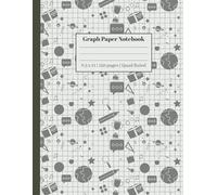 Graph Paper Notebook: Math and Sciences Lined Graph Paper Composition Notebook. (Large 8.5 x 11, 150 pages, quad ruled 4x4)