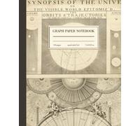 Graph Paper Notebook Quad Ruled 5x5: Astronomy Vintage Science Illustration | Moon & Planets Composition Book For Math, Physics, Engineering Students | 5 squares per inch