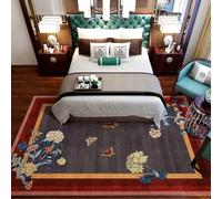 Graphene Electric Heated Floor Mat, Electric Heated Area Rug, Electric Heating Carpet, Infrared Radiant Floor Heater, Foot Warmer, Indoor Floor Heater, Fast Warm Up(D,80x190cm)