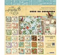 Graphic 45 Double-Sided Paper Pad 8"X8" 24/Pkg-Time To Flourish