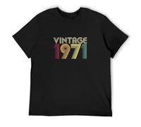 Graphic 49Th Birthday Gifts Year Old Vintage 1971 Mens T-Shirt Black XL