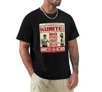 Graphic Bloodsport Movie Poster Tee Shirt Jean Claude Van Damme T Shirt for Men Black XL