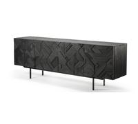 Graphic Buffet en teck noir Ethnicraft - 5404023604002