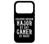 Graphic Design Major by Day Gamer Night Art Student Artist Coque pour iPhone 17 Pro