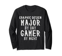 Graphic Design Major by Day Gamer Night Art Student Artist Manche Longue