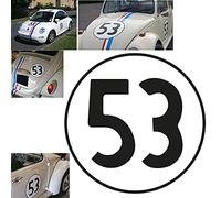 Graphic Express Herbie 53 Old New Beetle Sticker Autocollant CHOUPETTE Coccinelle (20cm)