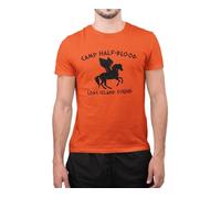 Graphic Impact Inspiré par le livre Camp Half Blood, T-shirt pour amoureux de livres, geek, nouveauté incroyable, Orange, 12-13 ans