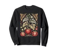 Graphic Tomato Vintage Botanical Drawing Sweatshirt