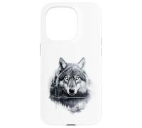 Graphic Wolf on the Hunt - Forest Wildlife Nature Tee Coque pour iPhone 15 Pro