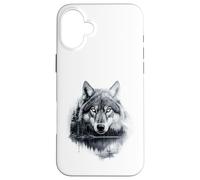 Graphic Wolf on the Hunt - Forest Wildlife Nature Tee Coque pour iPhone 16 Plus