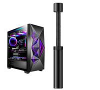 Graphics Card Brace - Aluminum Alloy Telescopic Support Adjustable Height Design, Magnetic Anti Slip Base Stabilizer, PC Hardware Reinforcement Accessory With Vertical Load Balancing Structure | For H