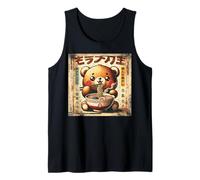 Graphics Ramen Cute Kawaii Bear Vintage Japanese Poster Débardeur