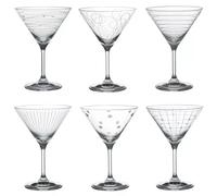 Coffret de 6 verres à cocktail Graphik 35 cl - - Transparent - Cristallin
