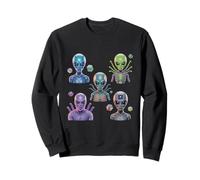 Graphique 3D Aliens I Like Aliens More Than People I'm Alien Sweatshirt