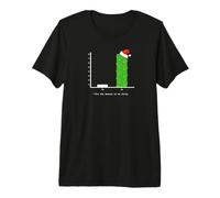 Graphique à Barres de Chants de Noël - Vacances mathématiques Amusantes T-Shirt Haut de Gamme