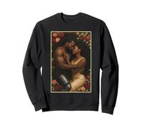 Graphique Africain Guerrier et Princesse Amour Sweatshirt
