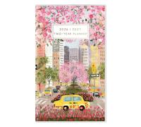 Graphique Agenda de poche sur 2 ans | Organiseur de 29 mois, août 2025 à décembre 2027 | Calendrier mensuel et pages de notes | Jours fériés marqués | Paysages joyeux | 9,5 x 15,2 cm