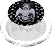 Graphique Aigle Franc-maçonnerie avec Deux têtes PopSockets PopGrip pour MagSafe