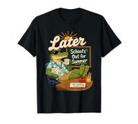 Graphique Alligator pour Enfants « Later School's Out for Summer » T-Shirt