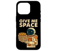 Graphique Amusant Astronaute Pizza - Give Me Space Coque pour iPhone 16 Pro