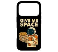 Graphique Amusant Astronaute Pizza - Give Me Space Coque pour iPhone 17 Pro
