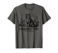 Graphique Amusant avec Inscription « I Heard You I'm Ignoring You » T-Shirt