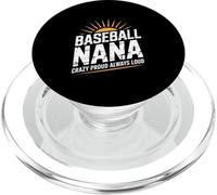 Graphique Amusant de Baseball « Nana Saying Proud Loud » PopSockets PopGrip pour MagSafe