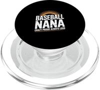 Graphique Amusant de Baseball « Nana Saying Proud Loud » PopSockets PopGrip pour MagSafe