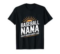 Graphique Amusant de Baseball « Nana Saying Proud Loud » T-Shirt