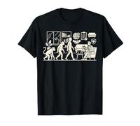 Graphique Amusant de Counselor Evolution Human Progress Job Work Work T-Shirt