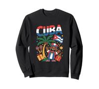 Graphique Amusant de fête Tropicale de Cuba Celebration Sweatshirt